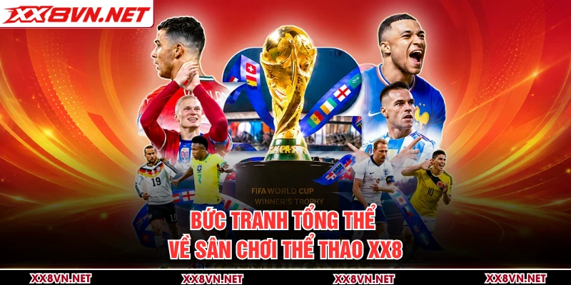 Bức tranh tổng thể về sân chơi thể thao XX8